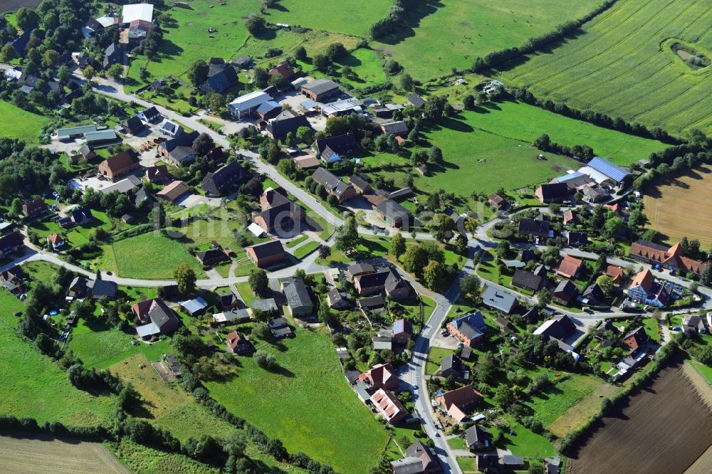 Klinkrade von oben - Klinkrade im Bundesland Schleswig-Holstein