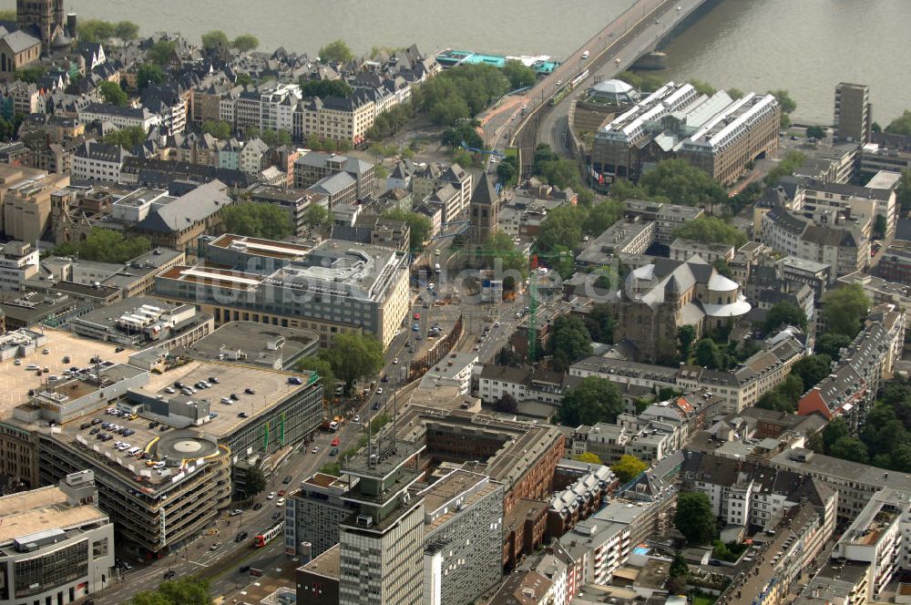 Köln aus der Vogelperspektive: Köln Heumarkt