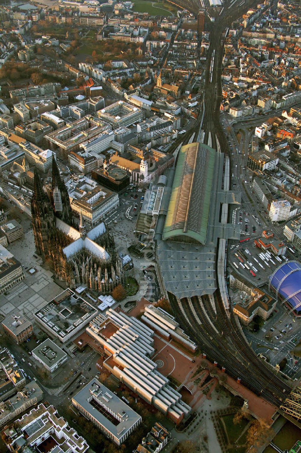 Köln von oben - Kölner Dom