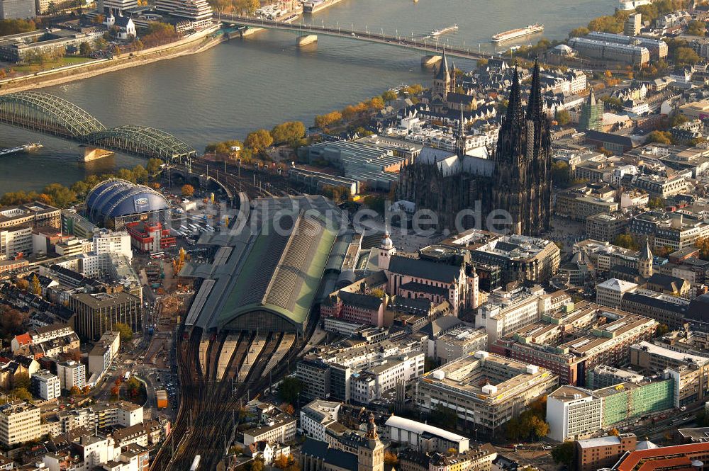 Köln aus der Vogelperspektive: Kölner Dom