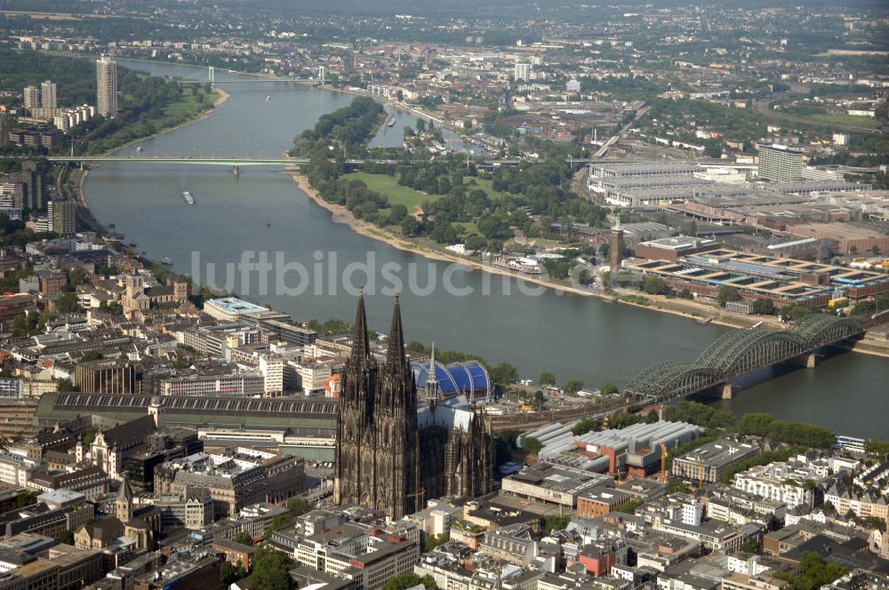 KÖLN aus der Vogelperspektive: Kölner Dom