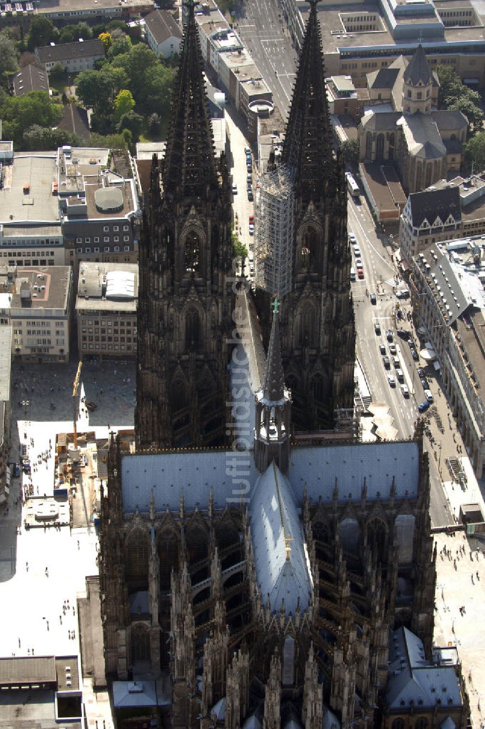 KÖLN von oben - Kölner Dom