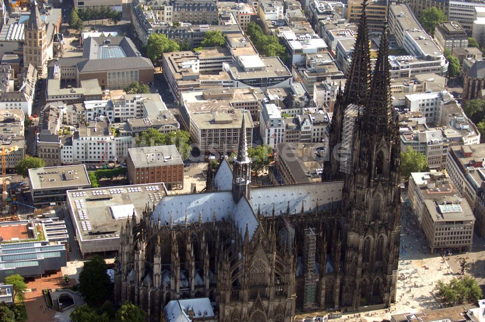 KÖLN von oben - Kölner Dom