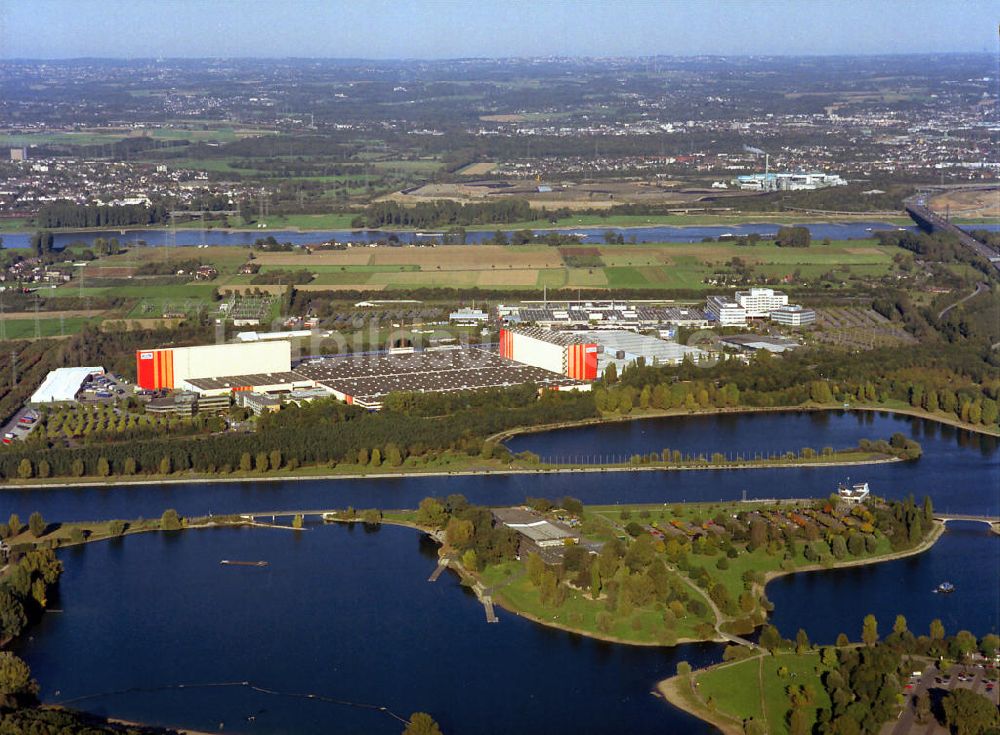 Köln aus der Vogelperspektive: Kölner Fordwerke am Fühlinger See in Köln - Rheinkassel in Nordrhein-Westfalen