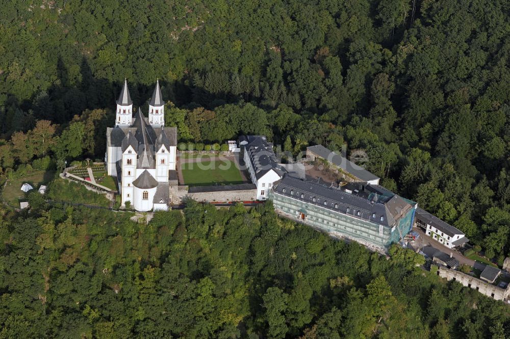 Weinahr aus der Vogelperspektive: Kloster Arnstein bei Weinahr