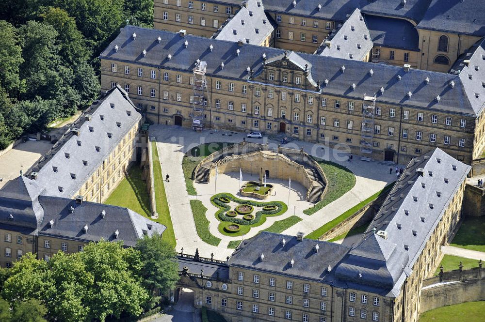 Bad Staffelstein von oben - Kloster Banz