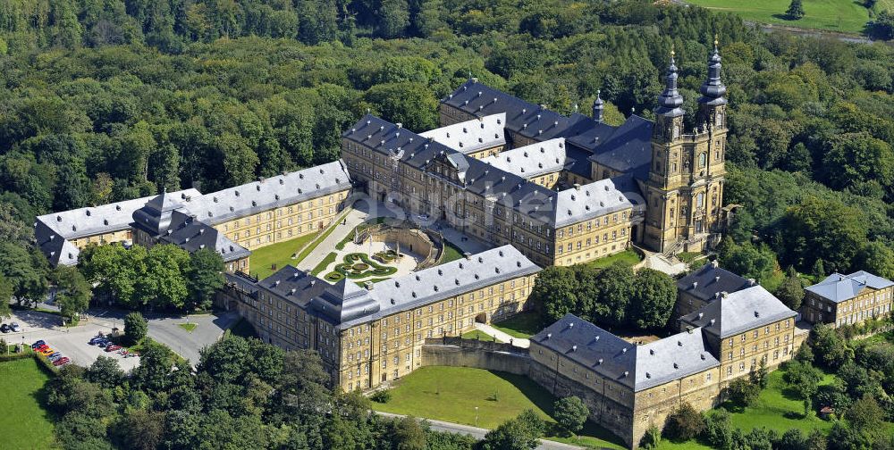 Bad Staffelstein von oben - Kloster Banz