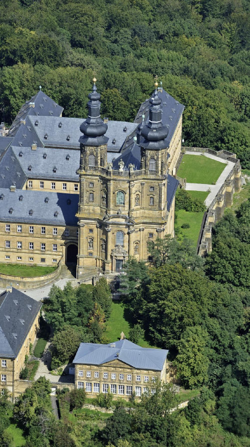 Luftaufnahme Bad Staffelstein - Kloster Banz