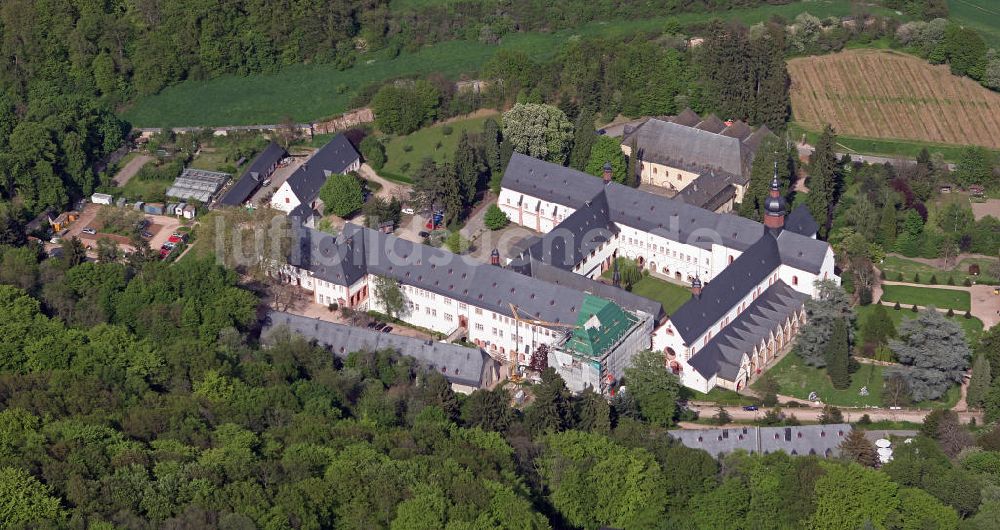 Eltville von oben - Kloster Eberbach