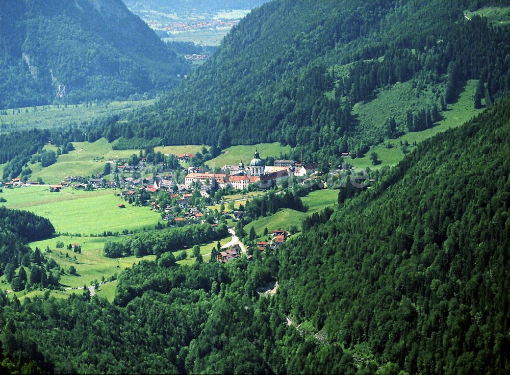 Luftbild Ettal - Kloster Ettal