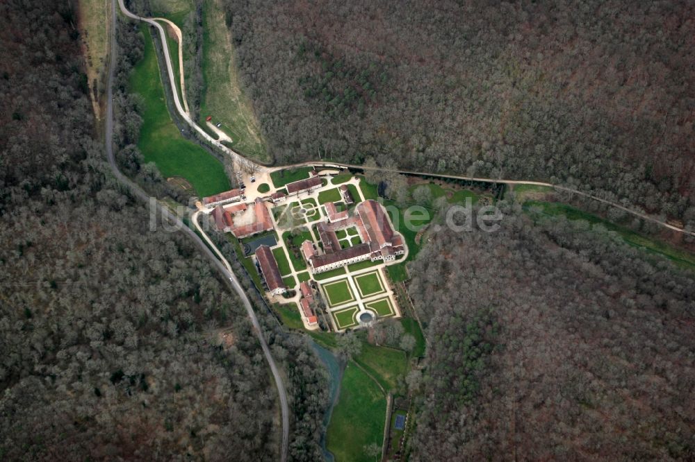 Luftbild Marmagne - Kloster Fontenay in Marmagne in Frankreich