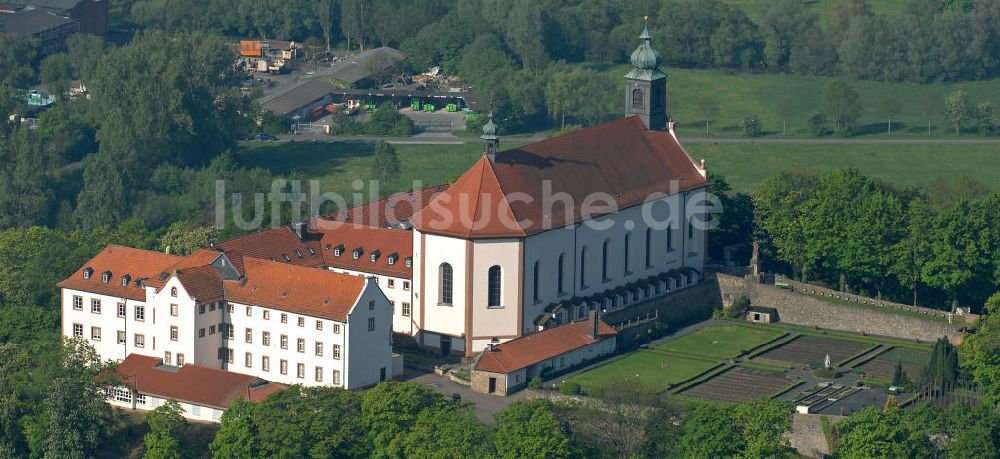 Luftaufnahme Fulda - Kloster Frauenberg in Fulda