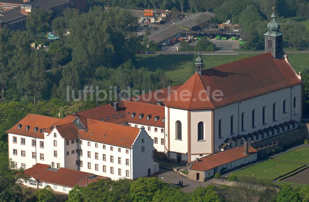 Luftaufnahme Fulda - Kloster Frauenberg in Fulda