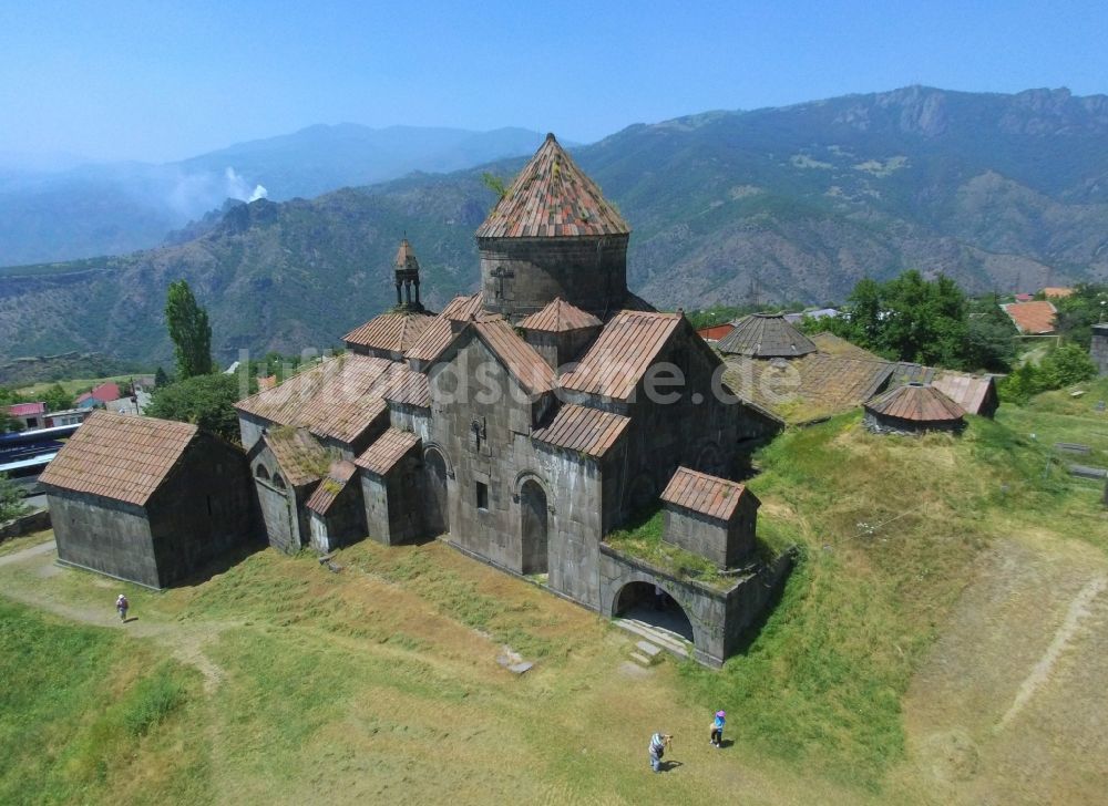 Luftbild Haghpat - Kloster Haghbat bei Alaverdi , Lori Province, Armenien