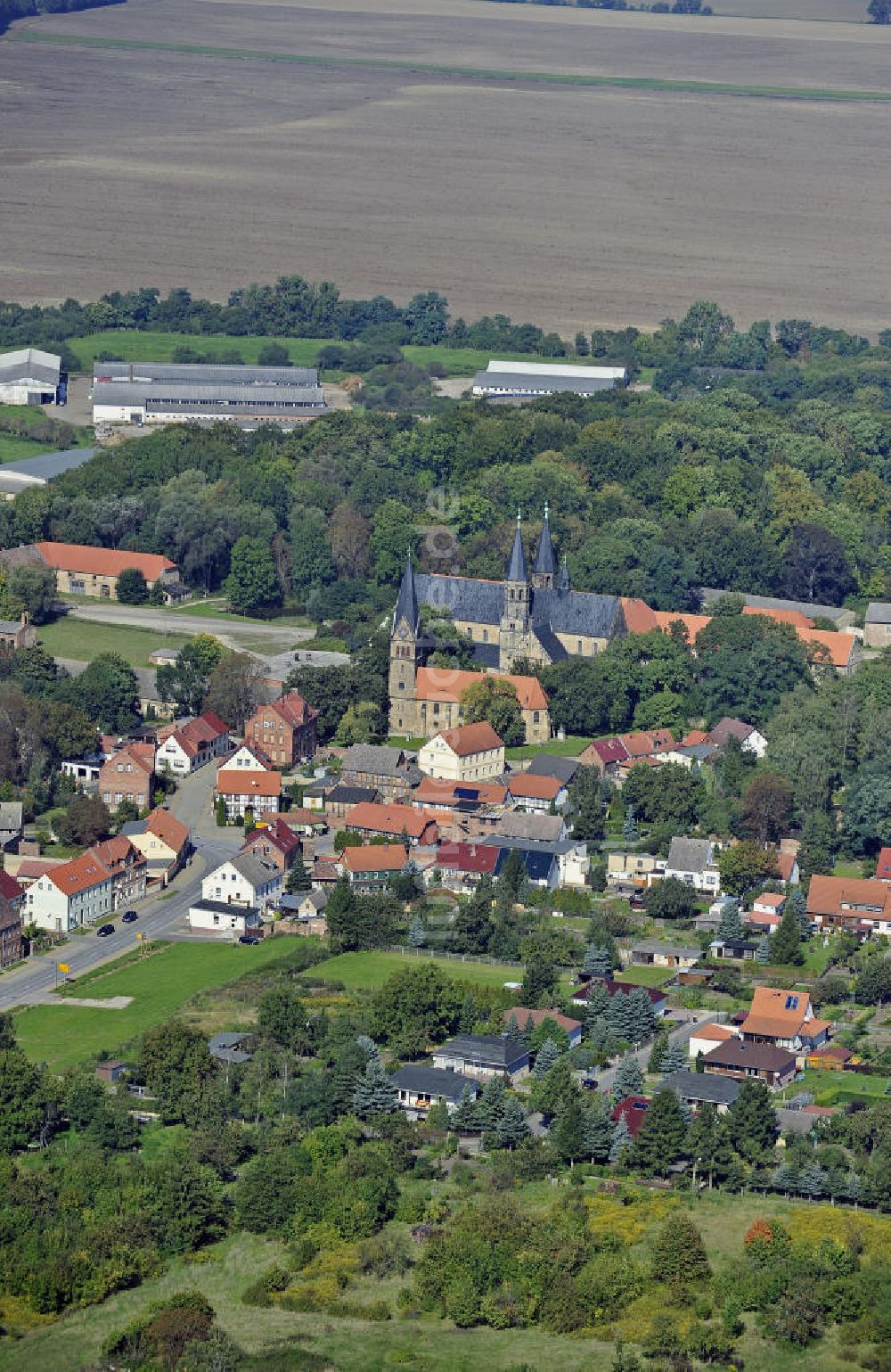 Luftbild Hamersleben - Kloster Hamersleben