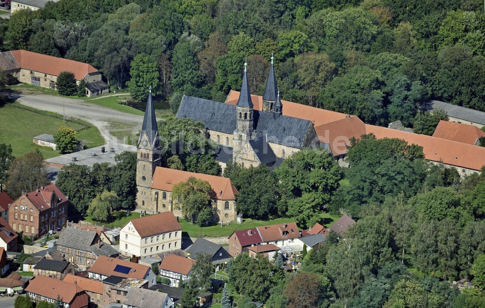 Luftaufnahme Hamersleben - Kloster Hamersleben