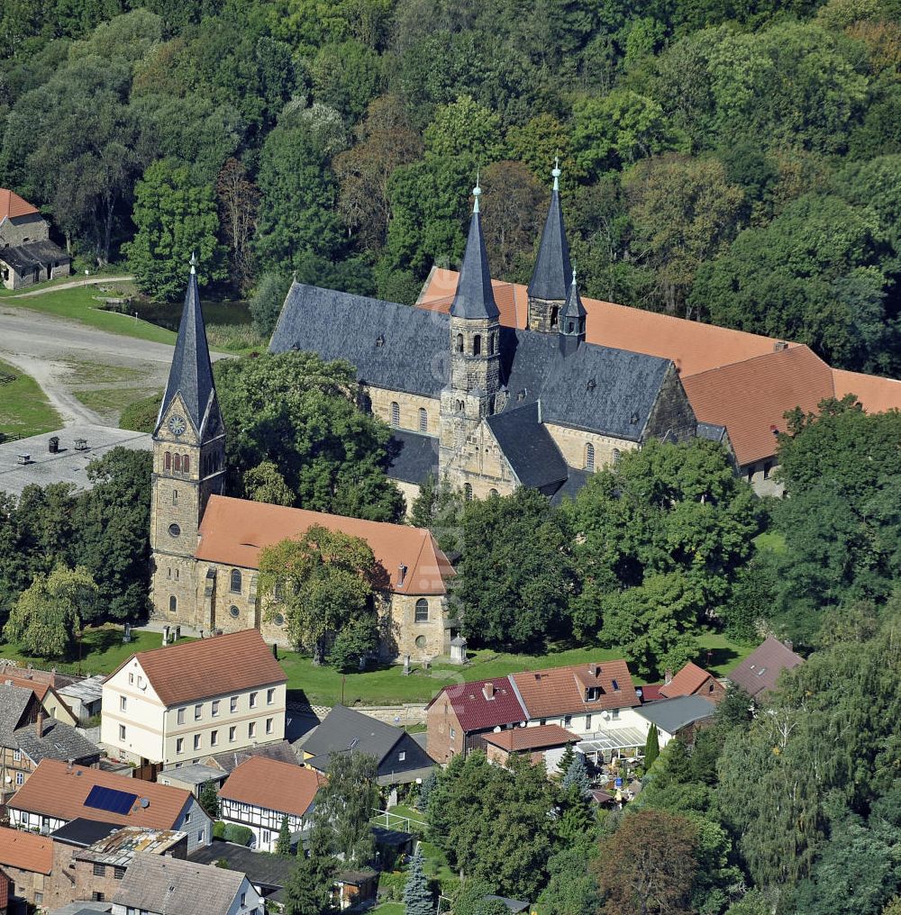 Luftbild Hamersleben - Kloster Hamersleben