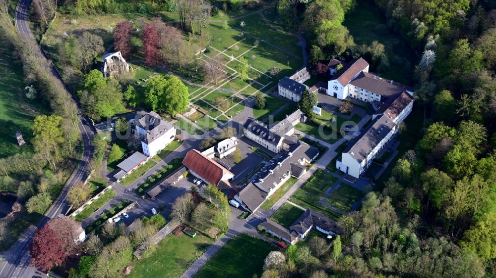 Luftbild Königswinter - Kloster Heisterbach mit Klosterruine in Königswinter im Bundesland Nordrhein-Westfalen, Deutschland