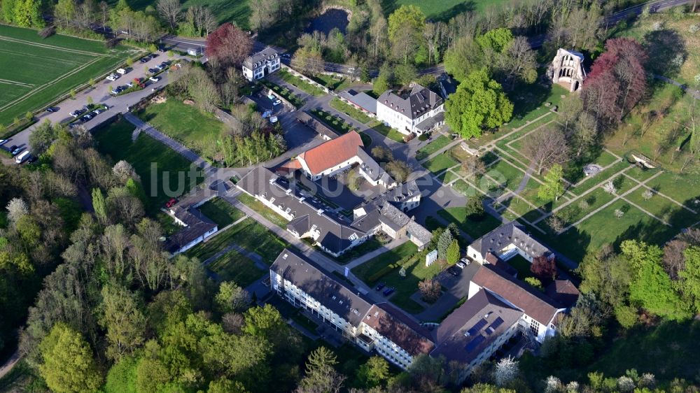 Luftbild Königswinter - Kloster Heisterbach mit Klosterruine in Königswinter im Bundesland Nordrhein-Westfalen, Deutschland