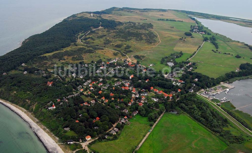 Luftaufnahme Hiddensee (Rügen) - Kloster auf Hiddensee