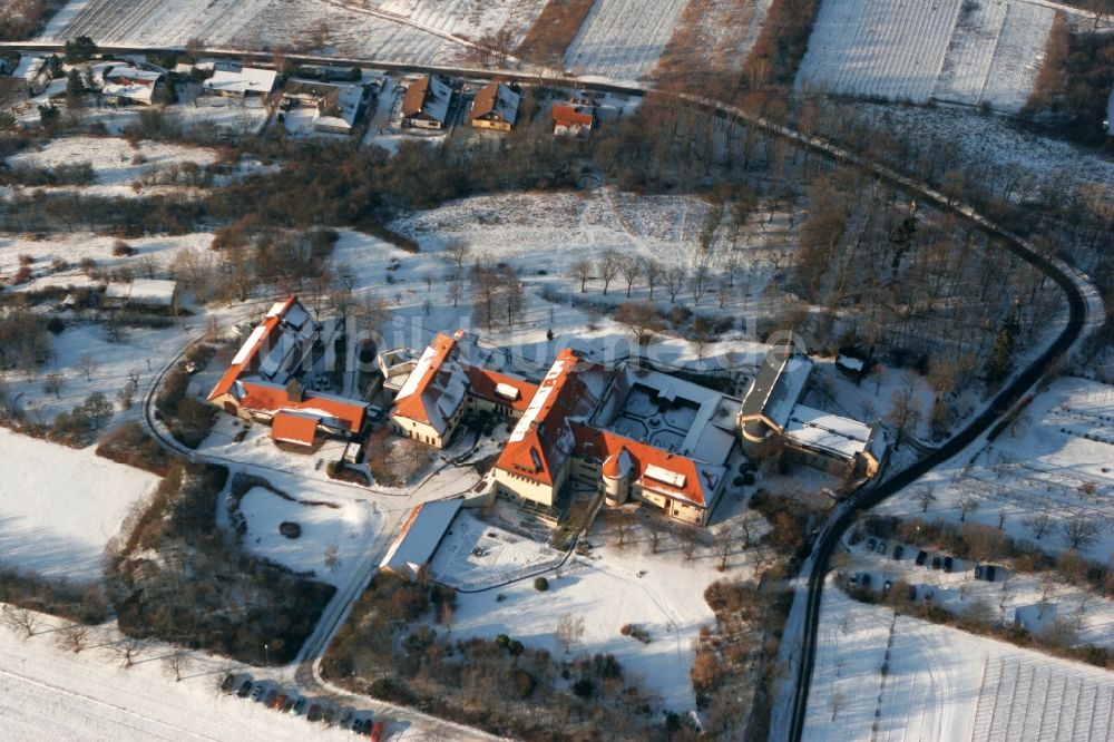 Luftaufnahme Ockenheim - Kloster Jakobsberg in Ockenheim im Bundesland Rheinland-Pfalz