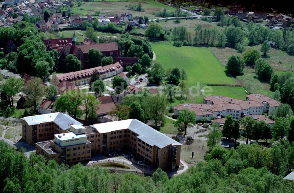 Luftbild Lehnin/Brandenburg - Kloster Lehnin mit dem Erweiterungsbauten und Gästehaus