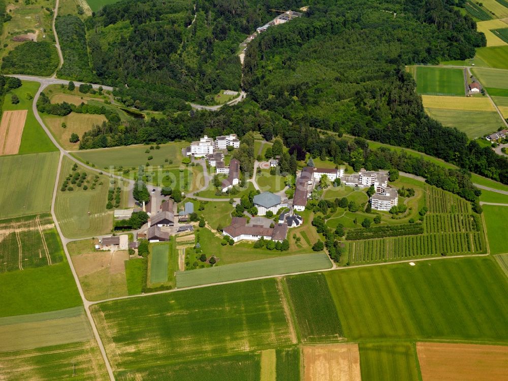 Luftbild Eckenweiler - Kloster Liebfrauenkirche in Eckenweiler im Bundesland Baden-Württemberg