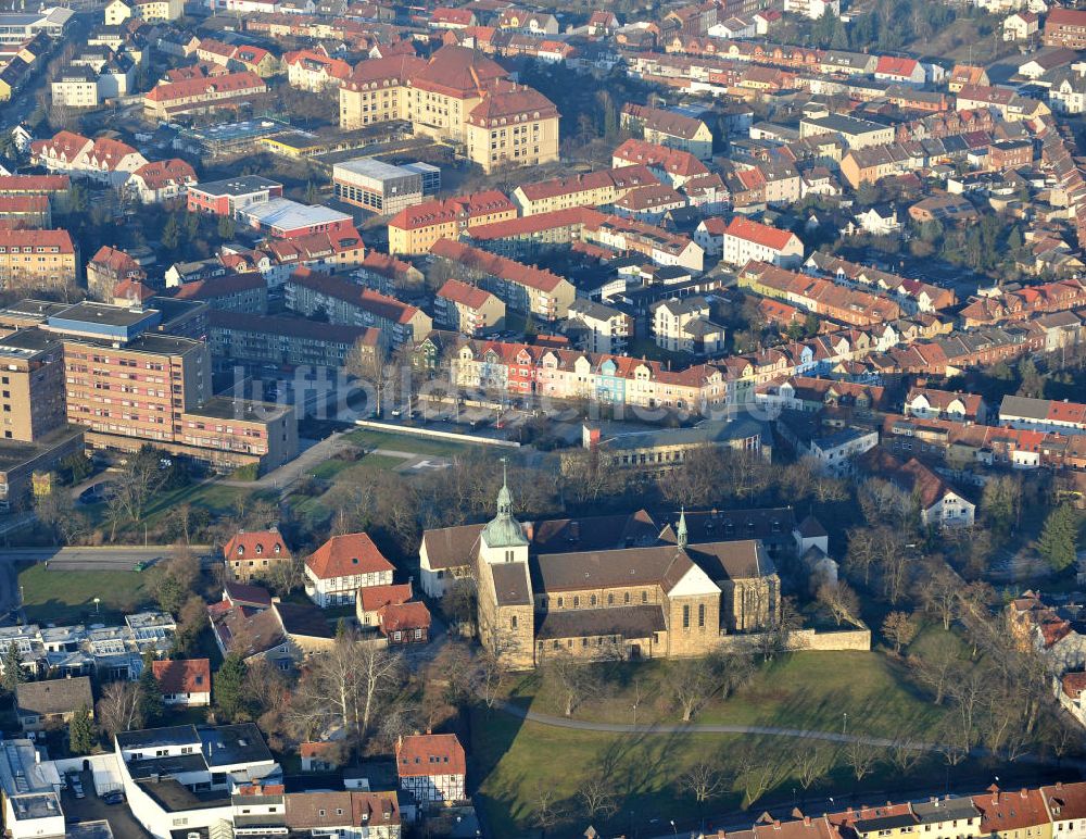 Luftaufnahme Helmstedt - Kloster St. Marienberg Helmstedt