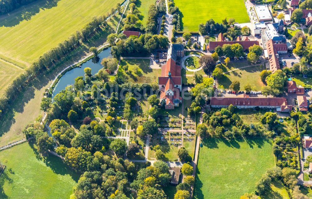 Luftaufnahme Marienfeld - Kloster in Marienfeld im Bundesland Nordrhein-Westfalen, Deutschland