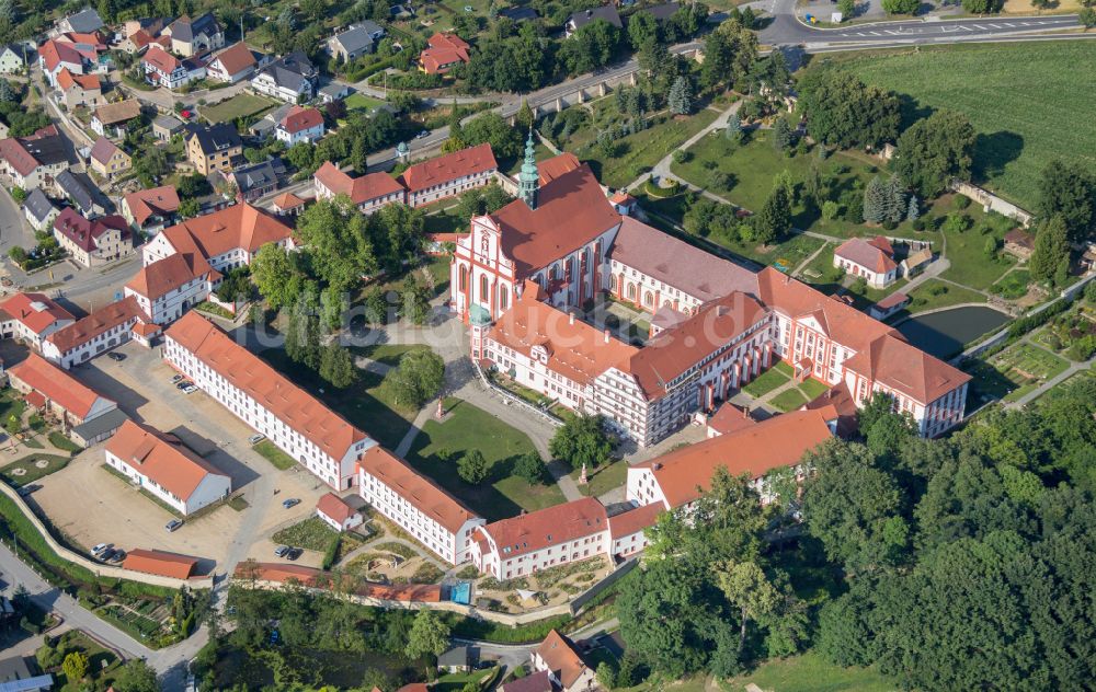 Luftbild Panschwitz-Kuckau - Kloster St. Marienstern in Panschwitz-Kuckau im Bundesland Sachsen, Deutschland