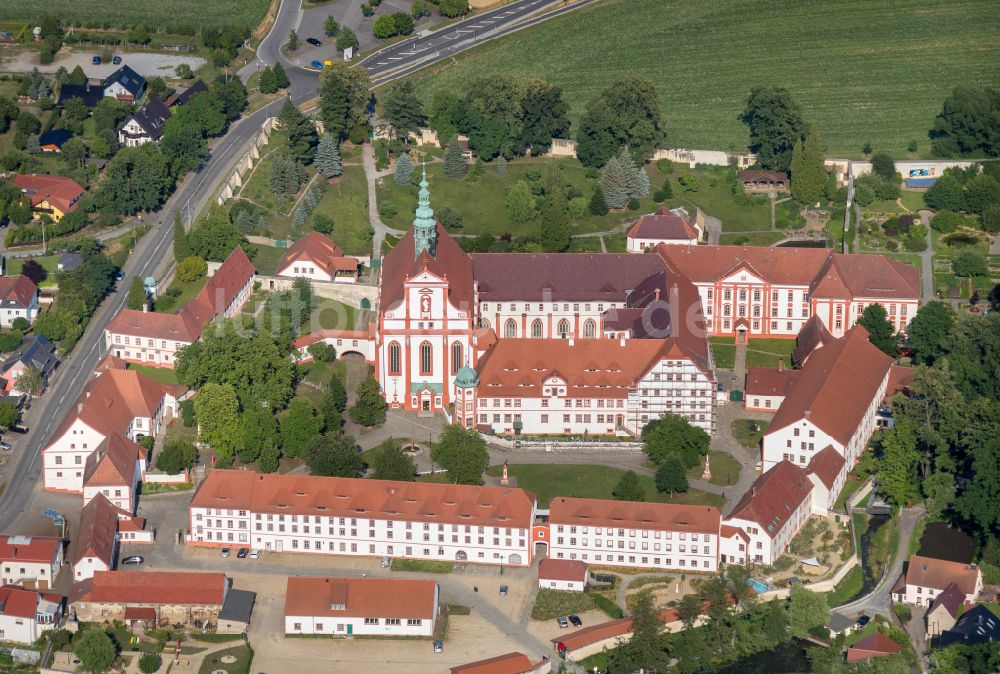 Luftbild Panschwitz-Kuckau - Kloster St. Marienstern in Panschwitz-Kuckau im Bundesland Sachsen, Deutschland