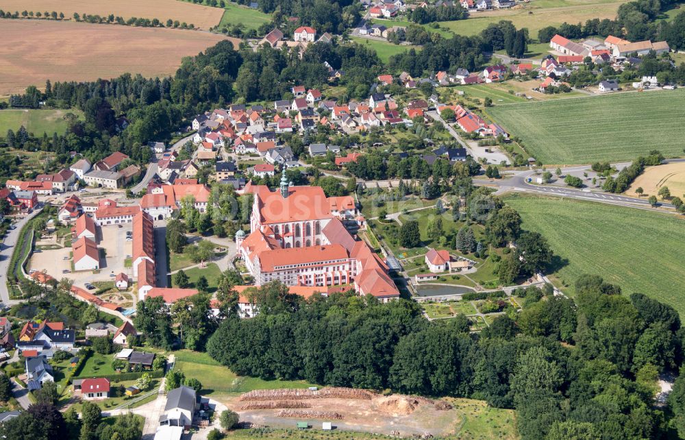 Luftbild Panschwitz-Kuckau - Kloster St. Marienstern in Panschwitz-Kuckau im Bundesland Sachsen, Deutschland