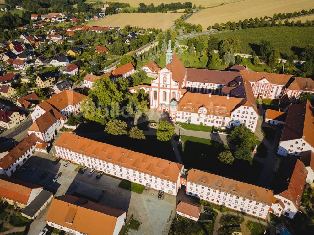 Panschwitz-Kuckau aus der Vogelperspektive: Kloster St. Marienstern in Panschwitz-Kuckau im Bundesland Sachsen, Deutschland