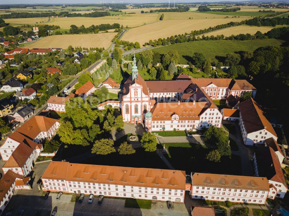 Luftbild Panschwitz-Kuckau - Kloster St. Marienstern in Panschwitz-Kuckau im Bundesland Sachsen, Deutschland