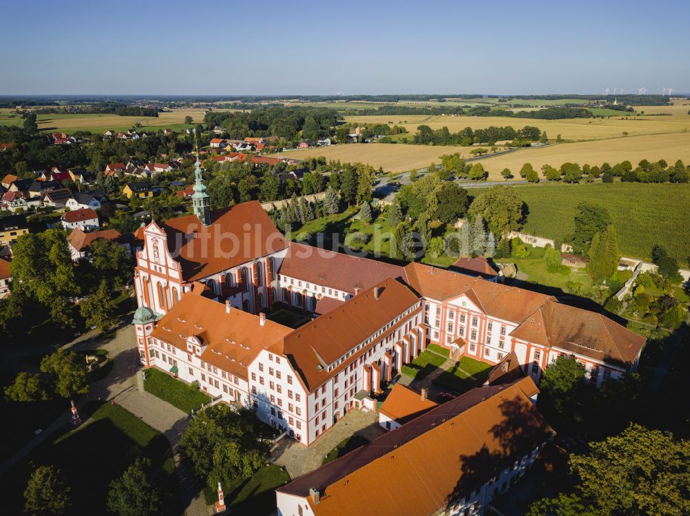 Panschwitz-Kuckau aus der Vogelperspektive: Kloster St. Marienstern in Panschwitz-Kuckau im Bundesland Sachsen, Deutschland