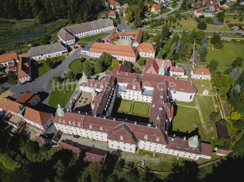 Luftaufnahme Panschwitz-Kuckau - Kloster St. Marienstern in Panschwitz-Kuckau im Bundesland Sachsen, Deutschland