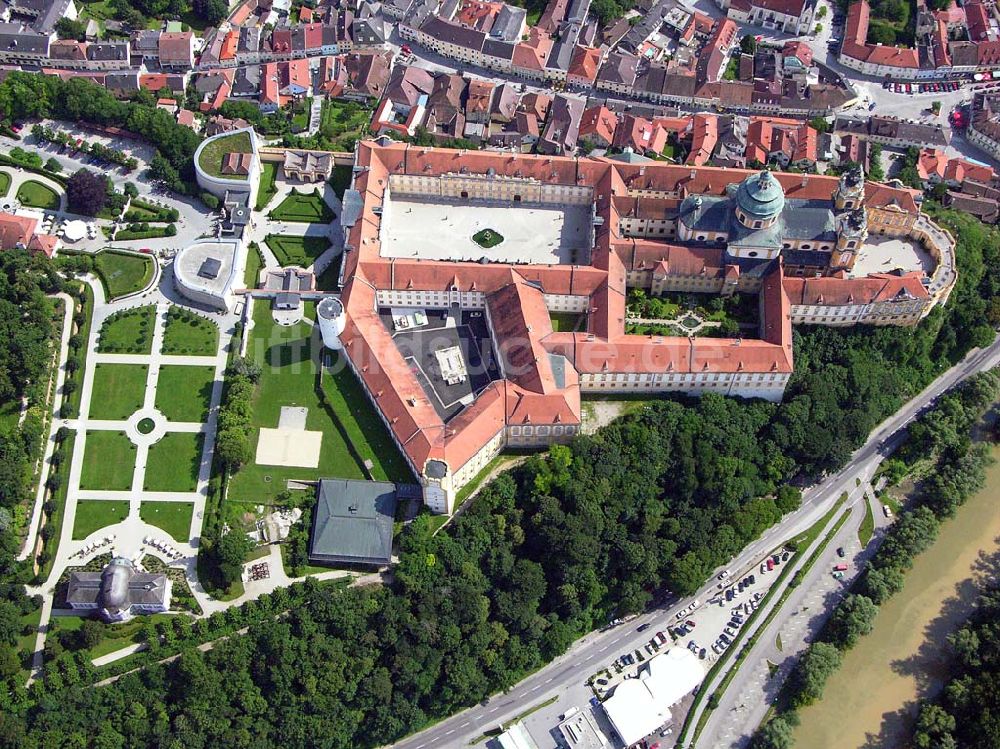 Luftaufnahme Melk (Österreich) - Kloster von Melk - Österreich