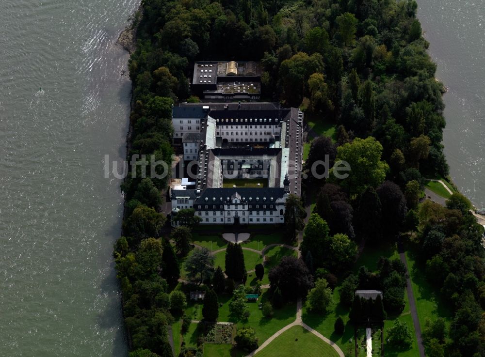 Luftbild Remagen - Kloster Nonnenwerth in Remagen im Bundesland Rheinland-Pfalz