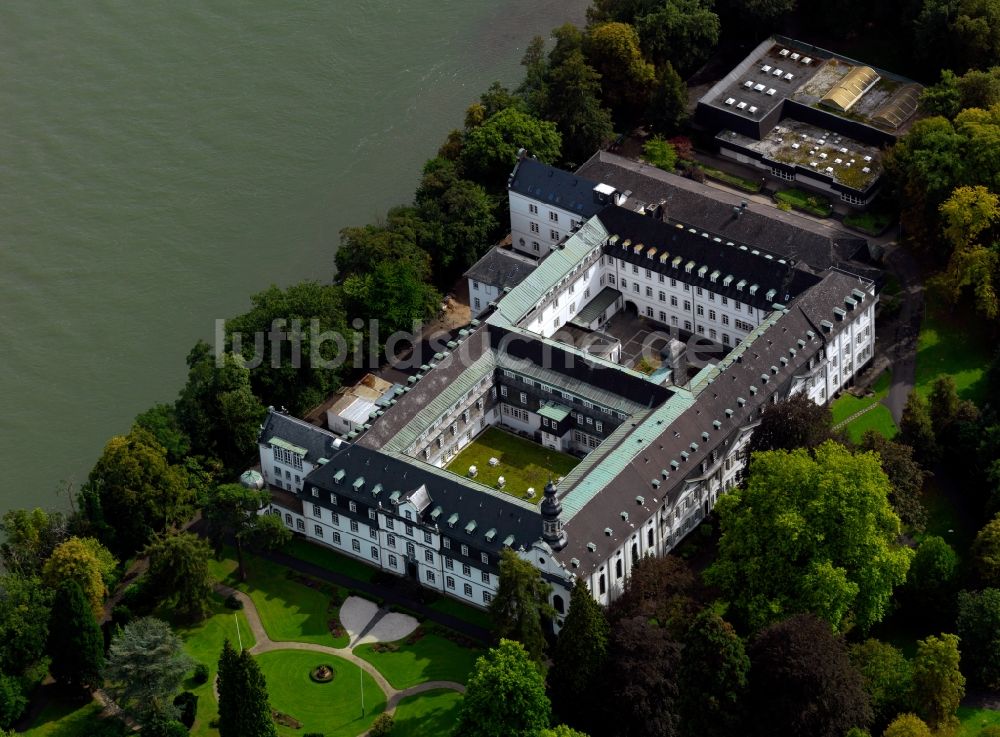 Remagen von oben - Kloster Nonnenwerth in Remagen im Bundesland Rheinland-Pfalz