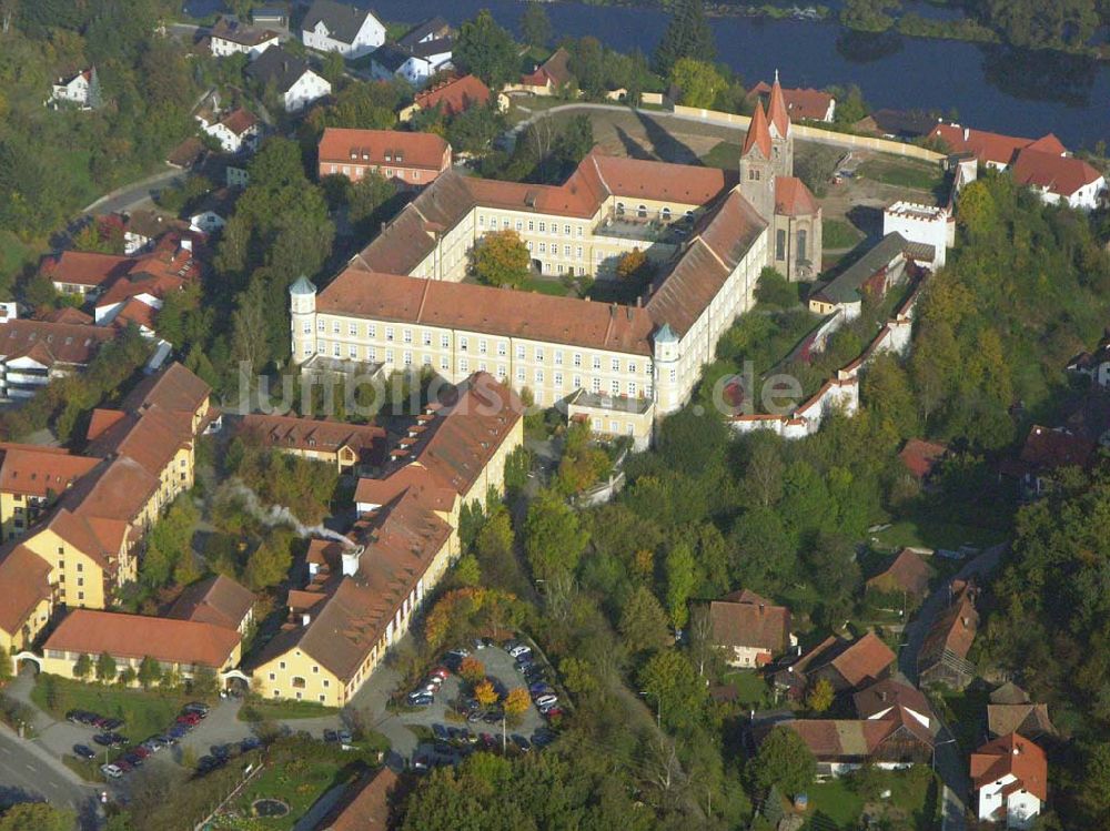 Reichenbach von oben - Kloster Reichenbach am Regen