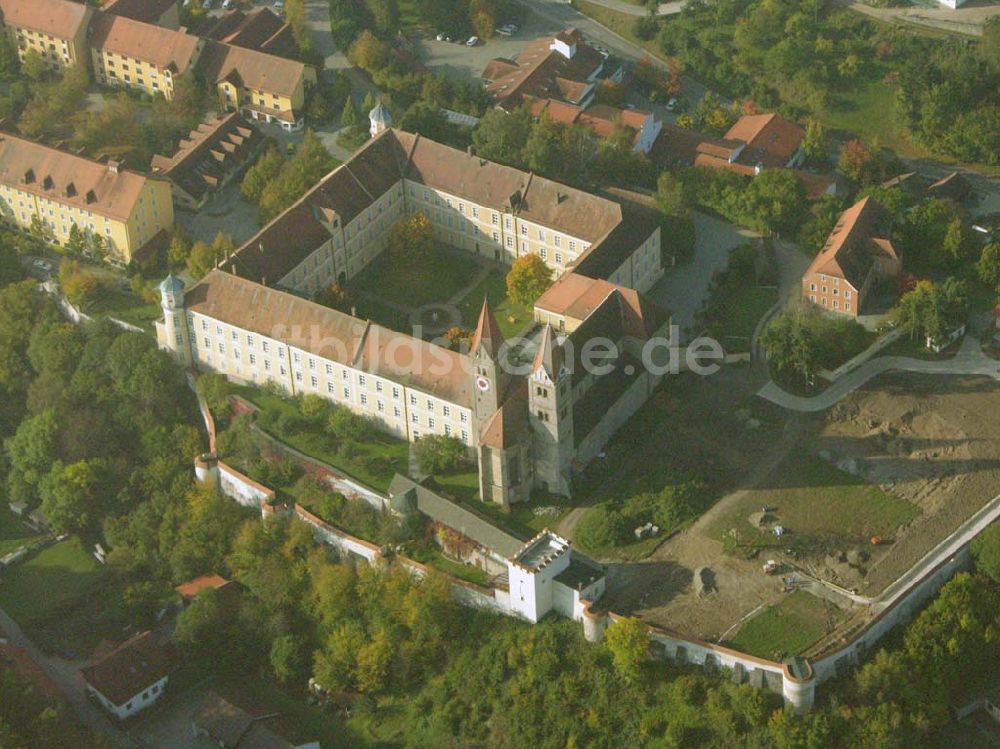 Reichenbach von oben - Kloster Reichenbach am Regen