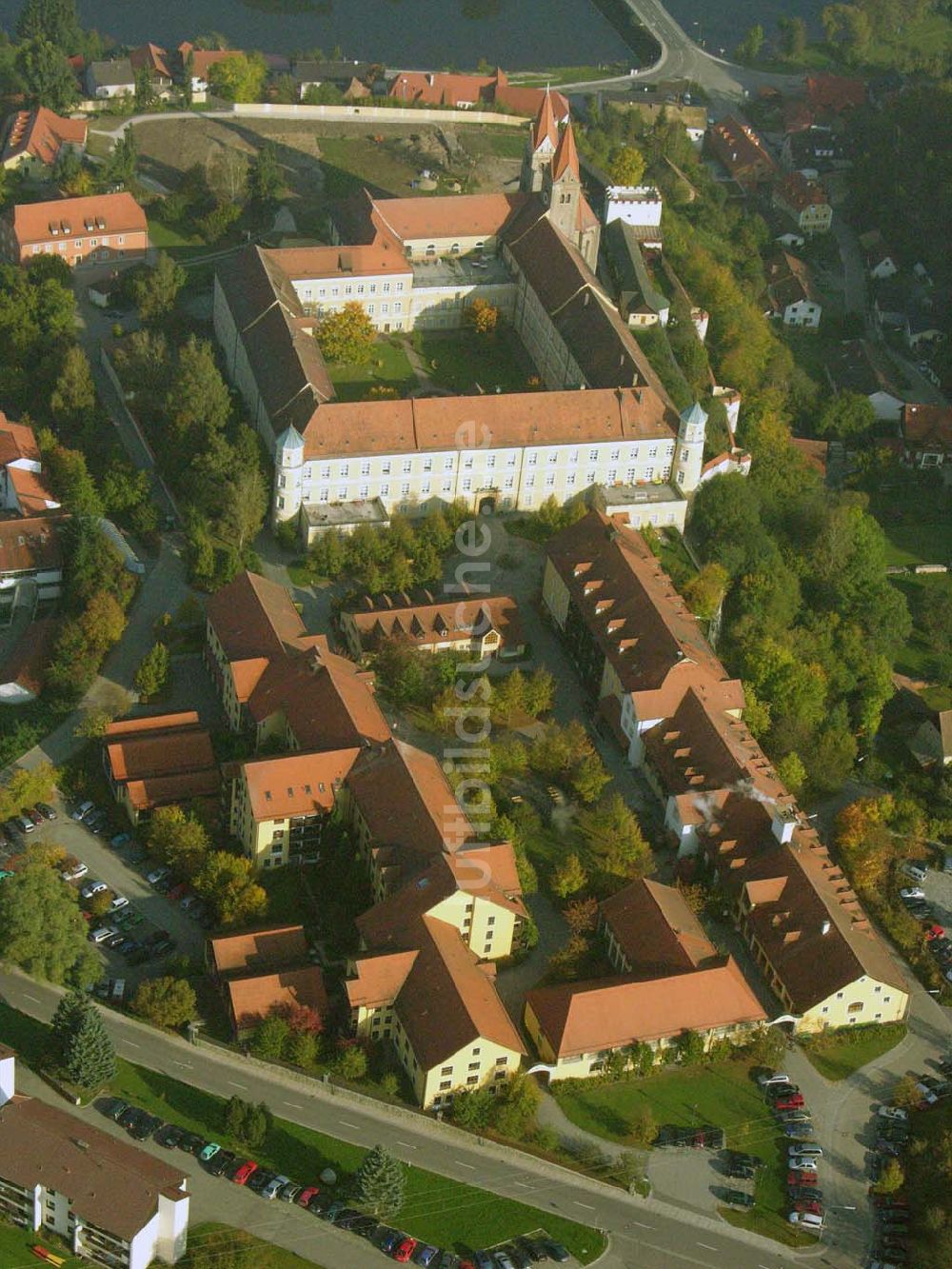 Luftbild Reichenbach - Kloster Reichenbach am Regen