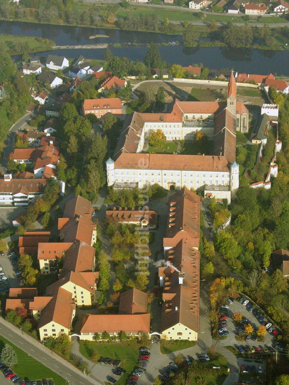 Luftaufnahme Reichenbach - Kloster Reichenbach am Regen