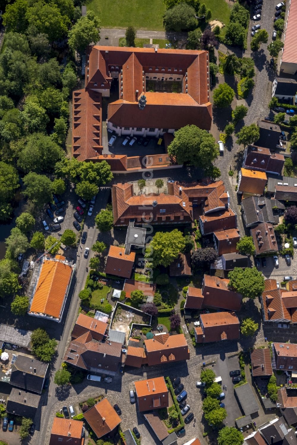 Luftbild Rietberg - Kloster Rietberg im Bundesland Nordrhein-Westfalen