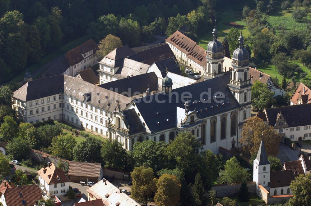 Luftbild Berlichingen - Kloster Schöntal in Berlichingen