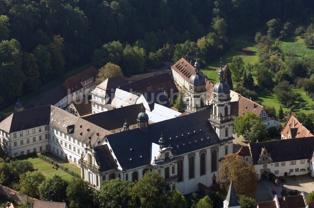 Luftaufnahme Berlichingen - Kloster Schöntal in Berlichingen