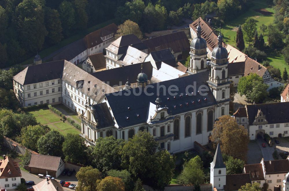 Berlichingen von oben - Kloster Schöntal in Berlichingen