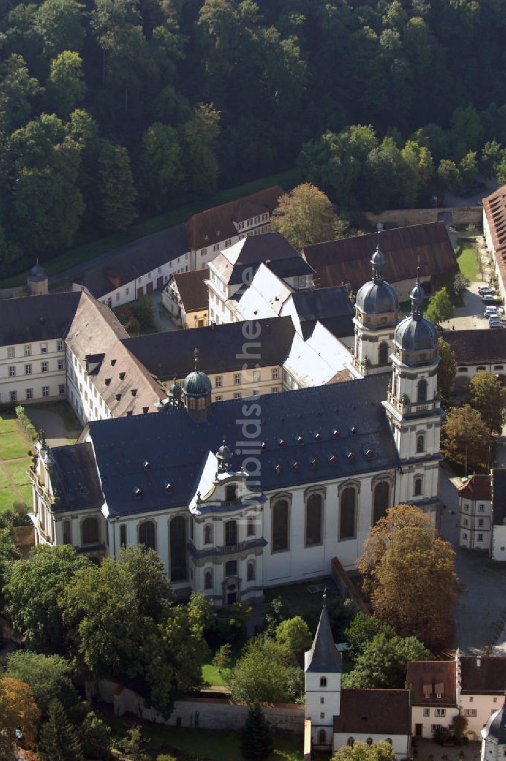 Luftbild Berlichingen - Kloster Schöntal in Berlichingen