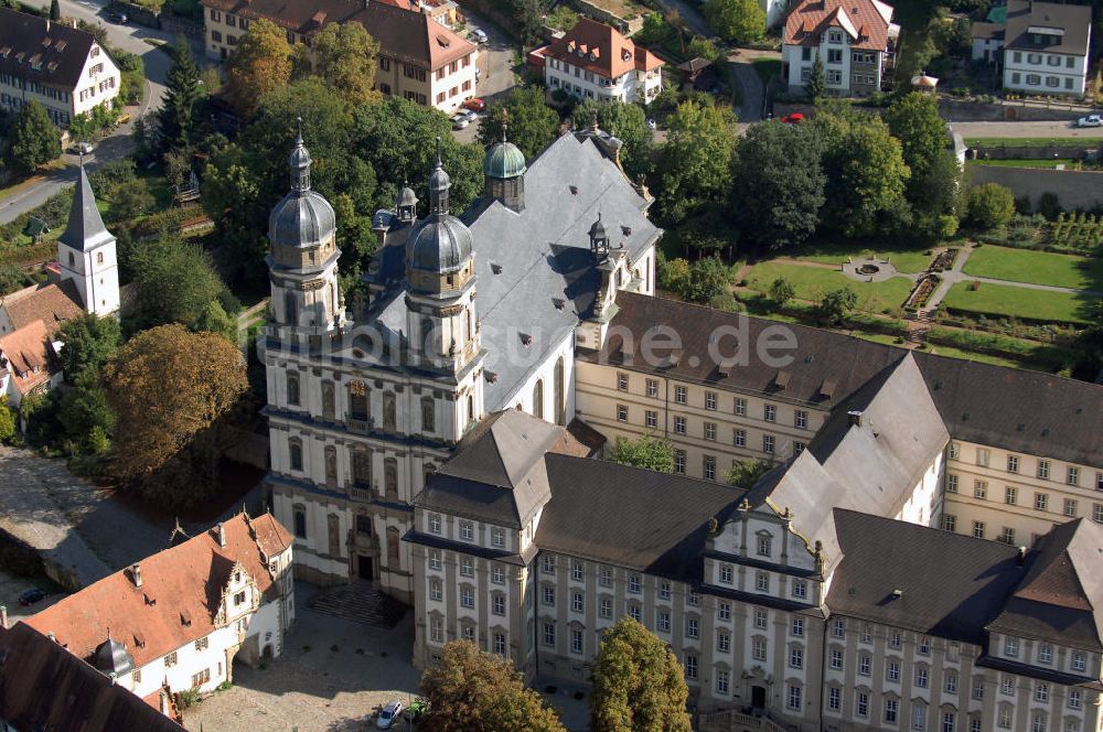 Berlichingen von oben - Kloster Schöntal in Berlichingen