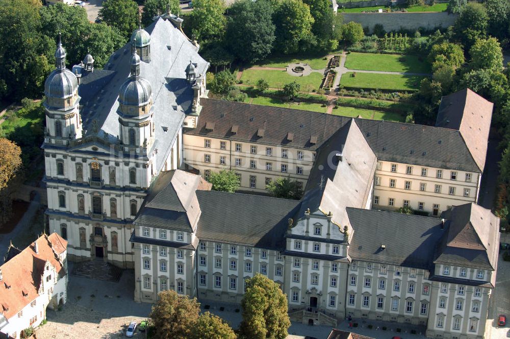 Berlichingen aus der Vogelperspektive: Kloster Schöntal in Berlichingen